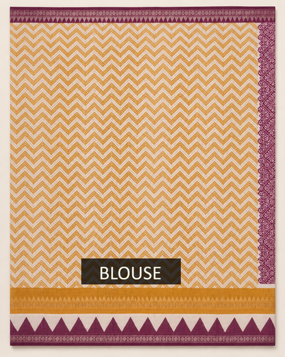 Wine Soft Cotton Saree with Zari Border