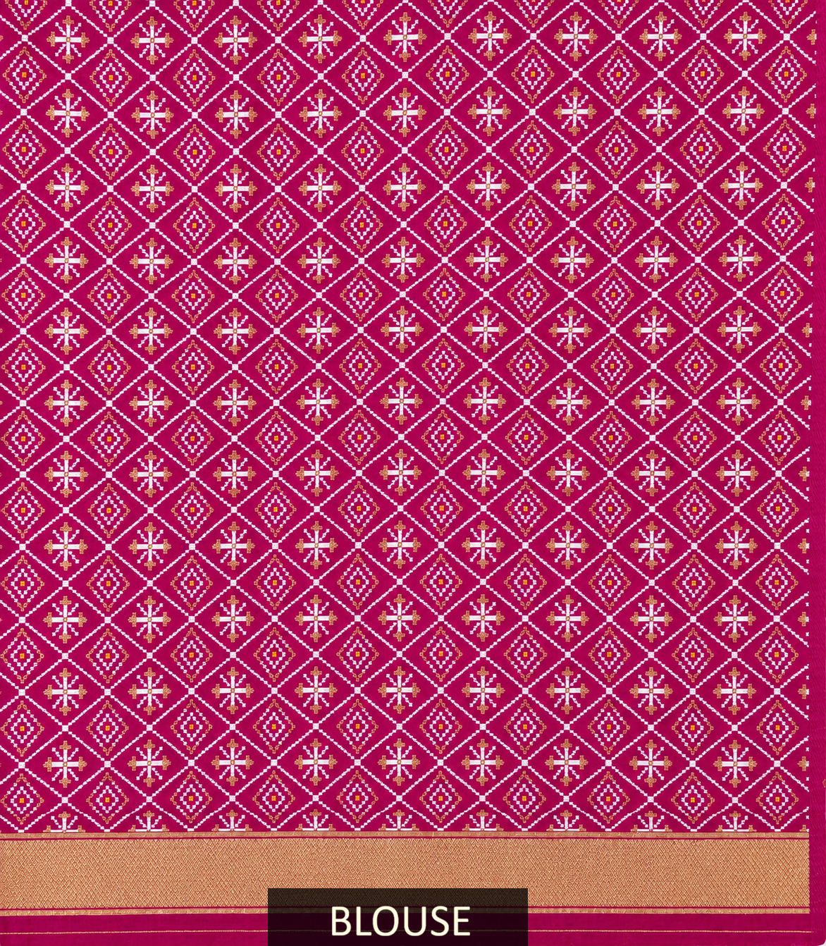 wine silk gala patola broad border saree
